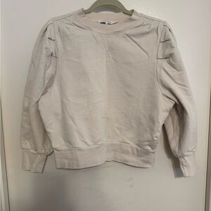 Frame Denim Cream Sweatshirt
